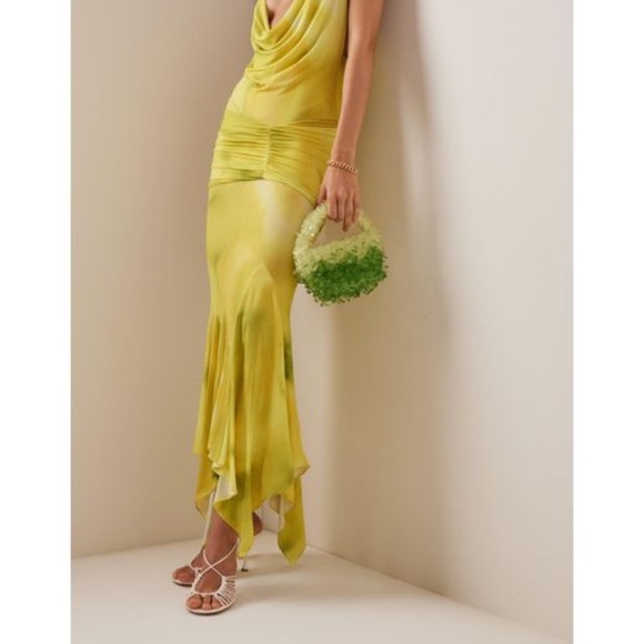 SOLD ❌ Clio Peppiatt Green Quartz Beaded Bag - Picture 2 of 3